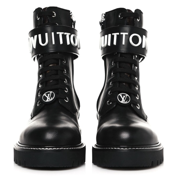 Gently Used-LV TERRITORY FLAT RANGER COMBAT BOOT SIZE 36 - Picture 5 of 14